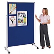 Double Sided Mobile Pinboard Display Screen