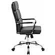 Ava Executive Manager Chair - Side - Black