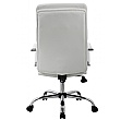 Ava Executive Manager Chair - Back - White