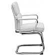 Ava Vistor / Boardroom Chair - Side - White