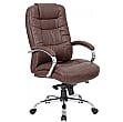 Verona Brown Executive Leather Office Chair