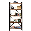 Accrington Reclaimed Wood Open Bookcases