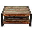 Accrington Reclaimed Wood Square Coffee Table
