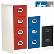 Silverline Two Tone Kontrax Filing Cabinets