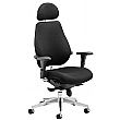Vital 24Hr Ergonomic Fabric Chair Headrest Black
