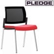 Pledge Kind Mesh Back 4 Leg Meeting Chair