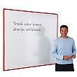 Coloured Frame Shield Whiteboard