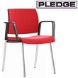 Pledge Kind Upholstered 4 Leg Meeting Chair
