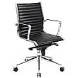 Abbey Medium Back Leather Office Chairs