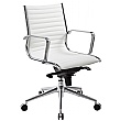 Abbey Medium Back Leather Office Chairs