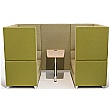 Sven X-Range High Back Booths With Table