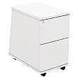 Parity Tall Mobile Pedestals 2 Drawer White
