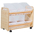 PlayScapes Tilt Tote Storage With Clear Tubs