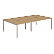 NEXT DAY InterAct Sliding Top Back to Back 4 Person Bench Desk