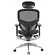 inSync 24 Hour Mesh Office Chair With Leather Headrest