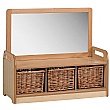 PlayScapes Low Mirror Storage Unit