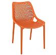 Maze Polypropylene Bistro Chair Orange