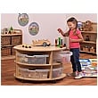 PlayScapes Low Circular Storage Unit