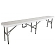 Atlantic Fold-in-Half Poly Table and Bench Bundle Deal