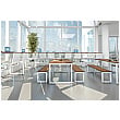 Presence Arena Dining Table & Bench Set