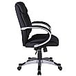 Fiji Fabric Manager Chair - Black
