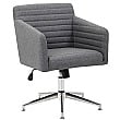 Harris Fabric Swivel Chair supplied with Castors a