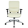 Parity Leather Task Chair - Cream