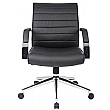 Identity Medium Back Leather Manager Chair