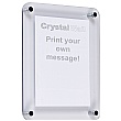 Crystal Wall Notice Frame