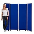 Concertina 4 Panel Mobile Room Dividers 1200H