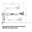 CBS Ollin Dual Monitor Arm