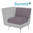 Summit Deco Single Seat Modular Chair With Right Arm