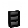 NEXT DAY Eclipse Essential Black Office Bookcases