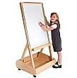 Little Acorns Solid Wood Store 'N' Write Whiteboard