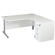 NEXT DAY Karbon K1 Ergonomic Cantilever Office Desks With 600D Desk End Pedestal