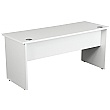NEXT DAY Karbon K2 Compact Rectangular Panel End Office Desks with Single Fixed Pedestal