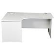 NEXT DAY Karbon K2 Ergonomic Panel End Office Desks With Fixed Pedestal