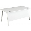 Karbon K6 A-Frame Rectangular Desks with Under Desk Mobile Pedestal