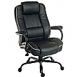 Goliath Duo Bariatric 24 Hour 27 Stone Black Leather Faced Manager Chair