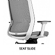 Bestuhl J1 White & Grey Mesh Task Chair