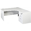 NEXT DAY Karbon K2 Ergonomic Panel End Office Desks With 600D Desk End Pedestal