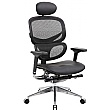 inSync 24 Hour Mesh Office Chair With Leather Seat & Headrest