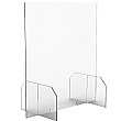 Protect Anti-Bacterial Acrylic Freestanding Screens (Pack of 5)