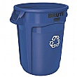 Brute Blue Recycling Waste Containers
