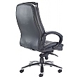 Pitch Leather Faced Manager Chair