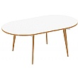 Bianco Oval Boardroom Table