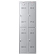 Phoenix PL Series Personal Lockers - 4 Door 2 Column With Key Lock