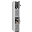 Phoenix PL Series Personal Lockers - 4 Door 1 Column With Key Lock