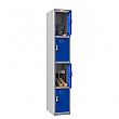 Phoenix PL Series Personal Lockers - 4 Door 1 Column With Electronic Lock
