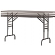 Fuse Height Adjustable Poly Rectangular Folding Table
